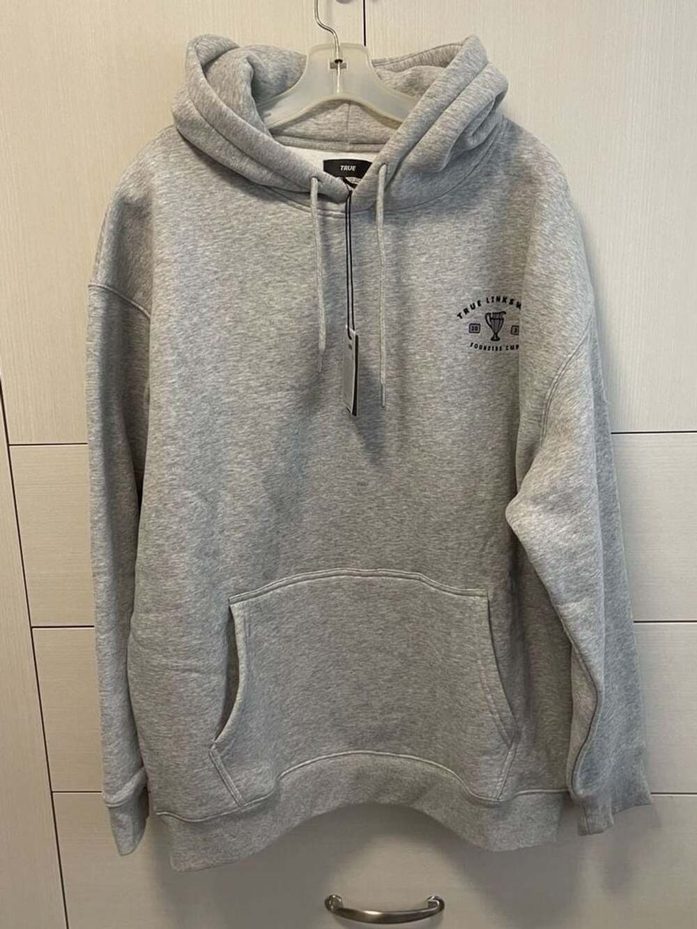 True Linkswear Founders Cup Hoodie Size XL Grey